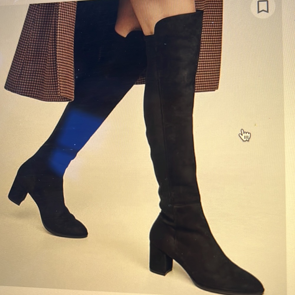 Stuart Weitzman Gillian 60 Suede Over the Knee Boots size 7.5